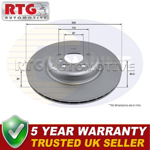 Rear brake disc - brake, fits