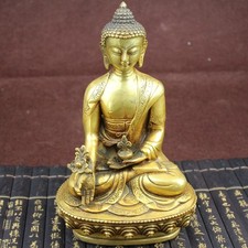 Antique bronze/Gilt Bhaisajya