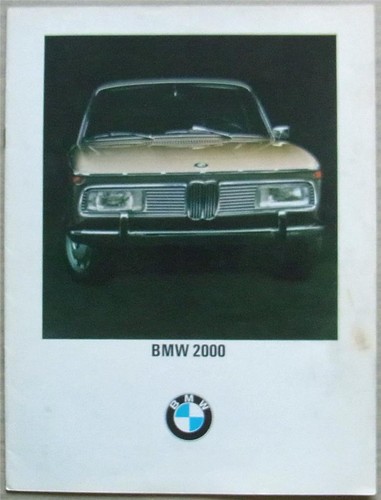 Bmw 2000 car - sales, brochure