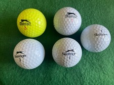 Slazenger Used  golf balls x 5 : Raw Distance, V100 , Power Control  & XTC