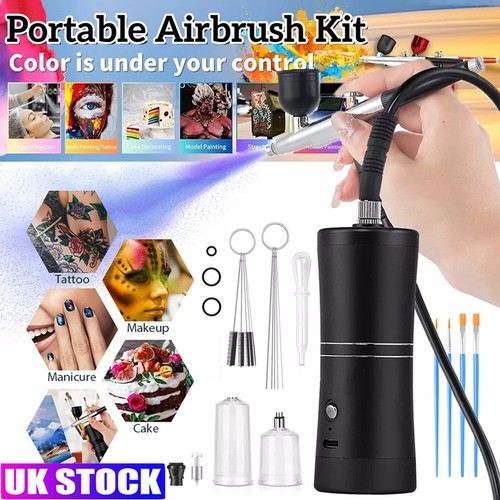 Cordless airbrush kit - cordless, portable