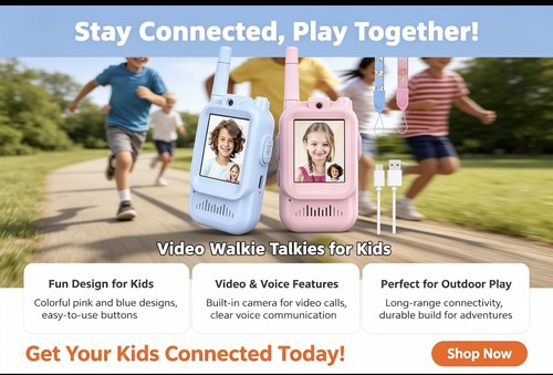 Pack video walkie talkies - 2,