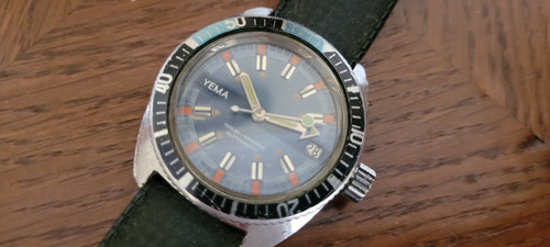 Vintage men yema sous - sous, marine