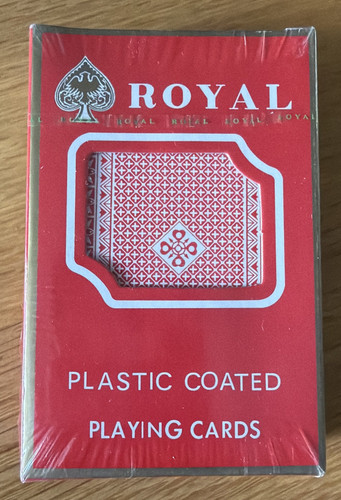 Royal plastic coated playing - royal,