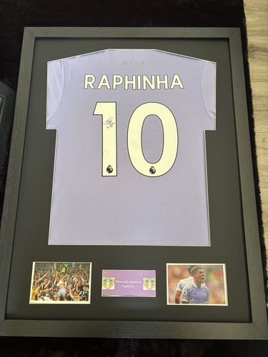 Raphinha signed and framed - raphinha,