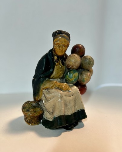 Vintage old lady balloon - vintage,