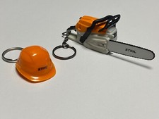 Stihl Chainsaw Key Ring with Saw Sound + Helmet 0420 960 0003 / 0464 118 0020