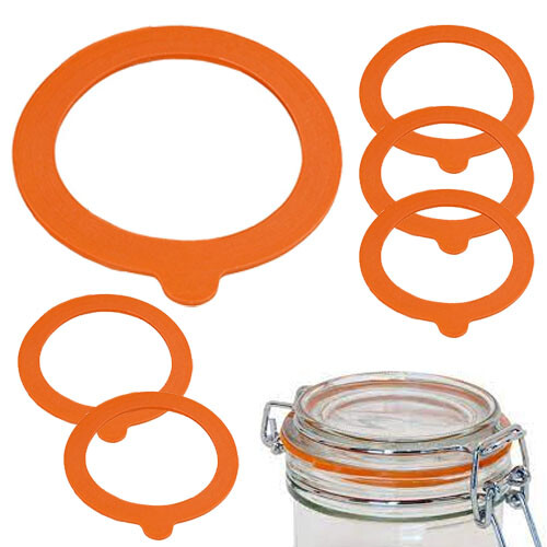 Jar seal rings rubber - 6x,