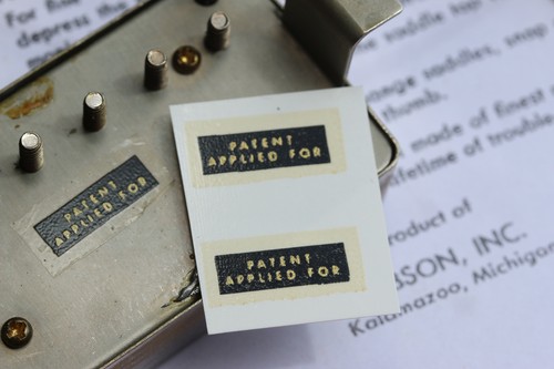 Gibson paf patent applied - gibson,