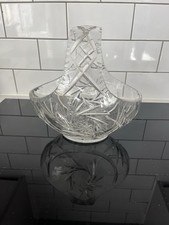 Vintage Mid Century Cut Lead