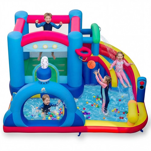 Inflatable water slide kids - water,