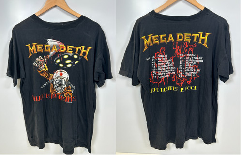 Megadeth vintage shirt 1988 - t,