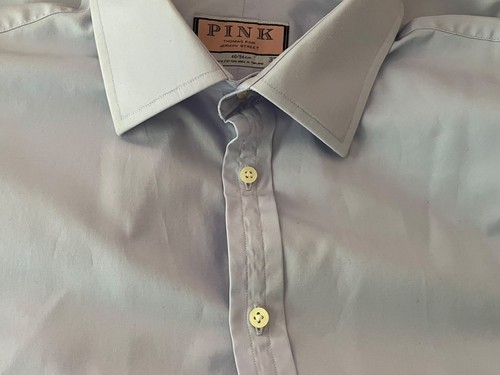 Thomas pink slim fit blue - thomas,