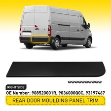Rear Door Moulding Panel Trim