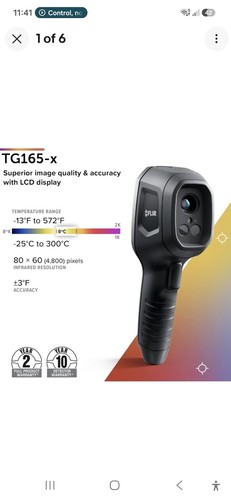 Flir tg165 msx thermal - flir, tg165-x
