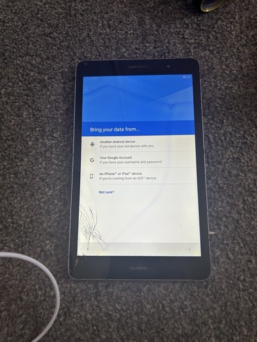 Huawei tablet working but - working,