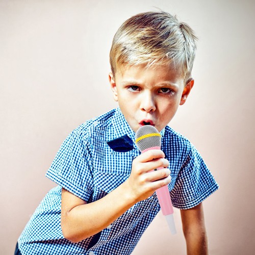Plastic microphone prop - plastic,
