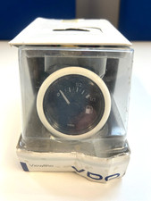 VDO Viewline Fuel Level Gauge - Black / White Round Bezel