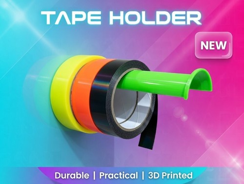 Wall mount packing tape holder - mount,
