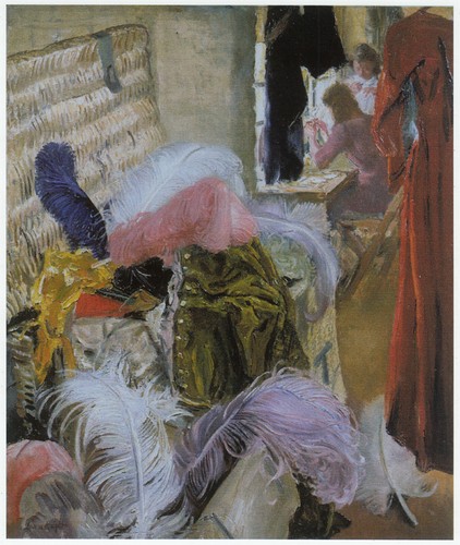 Prop basket dame laura knight - basket,