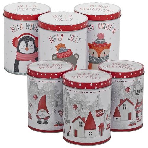 3pc christmas themed storage - christmas,
