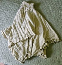 Nicky Thomson Lambswool Angora England Turtleneck Shawl Oatmeal One Size Read