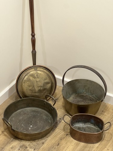 Job lot copper - job, pans