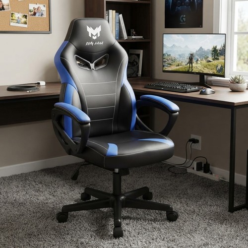 Modern ergonomic faux leather - modern,