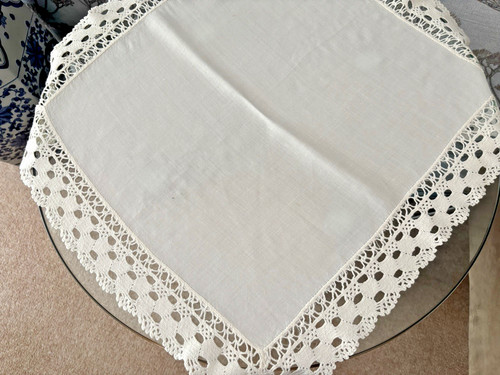 Vintage white cotton - vintage, cotton/rayon