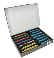 Feldherr  Storage box FSLB040 for model railway - 7 bars for N gauge - lying