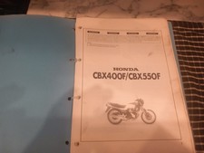 Honda CBX400/550F factory workshop manual 1979