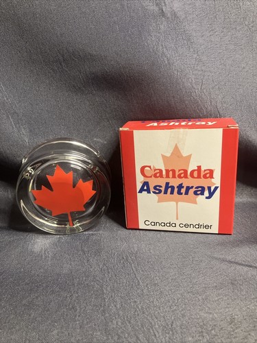 Canadian ashtray glass - canadian,