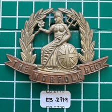 WW1 Norfolk Regiment Cap Badge
