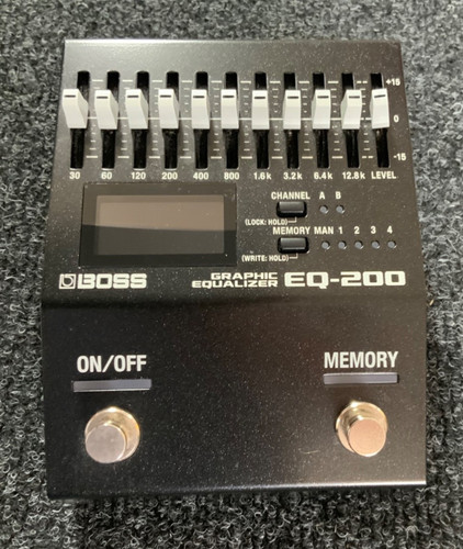 Boss 200 graphic equalizer - graphic,