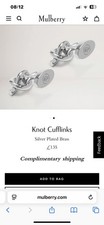 Mulberry Knot Cufflinks -