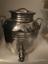 Sansone Stainless Steel 3 Litre Olive Oil Dispenser Very Rare Made In Italy