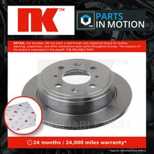 2x Brake Discs Pair Solid fits