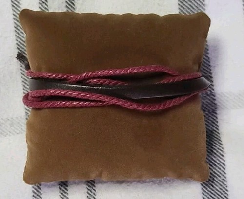 Leather bracelet wristband - ,