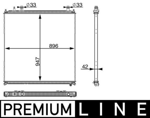 Intercooler low temperature - low,