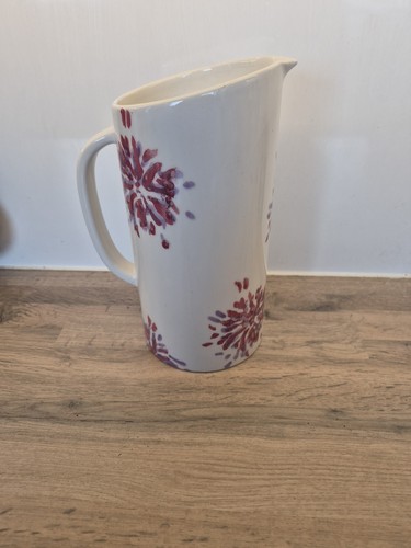 Large antique floral - antique, jug