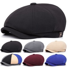 Newest Newsboy Flat Cap Mens