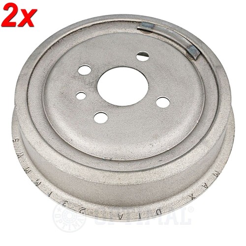 Optimum rear brake drum for - 2x,