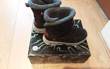 Skechers  Girls Water Repellent Comfort Warm Winter Boots Shoes Sizes 1