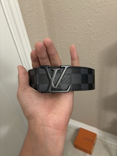 Mens louis vuitton black belt - vuitton,