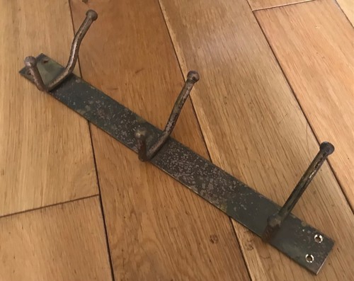 Vintage brass hook - brass, 3