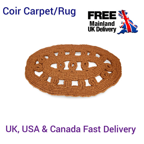 Handmade non slip coir floor - handmade,