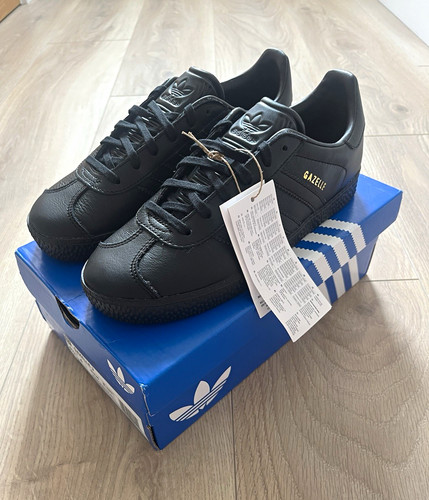 Adidas gazelle black low - black, top