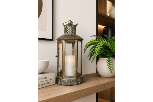 Vintage design tall 40cm gold - vintage,