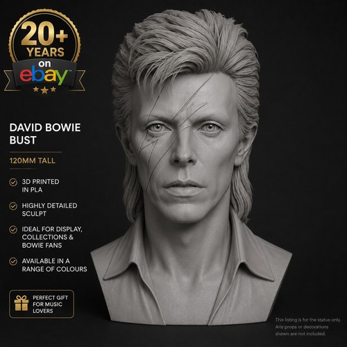 David bowie bust statue home - david,