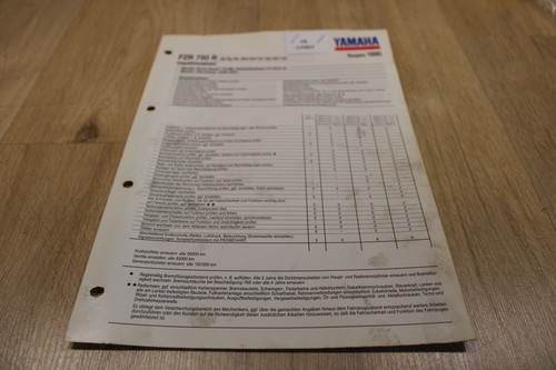 Yamaha fzr750r 3pj inspection - 3pj,